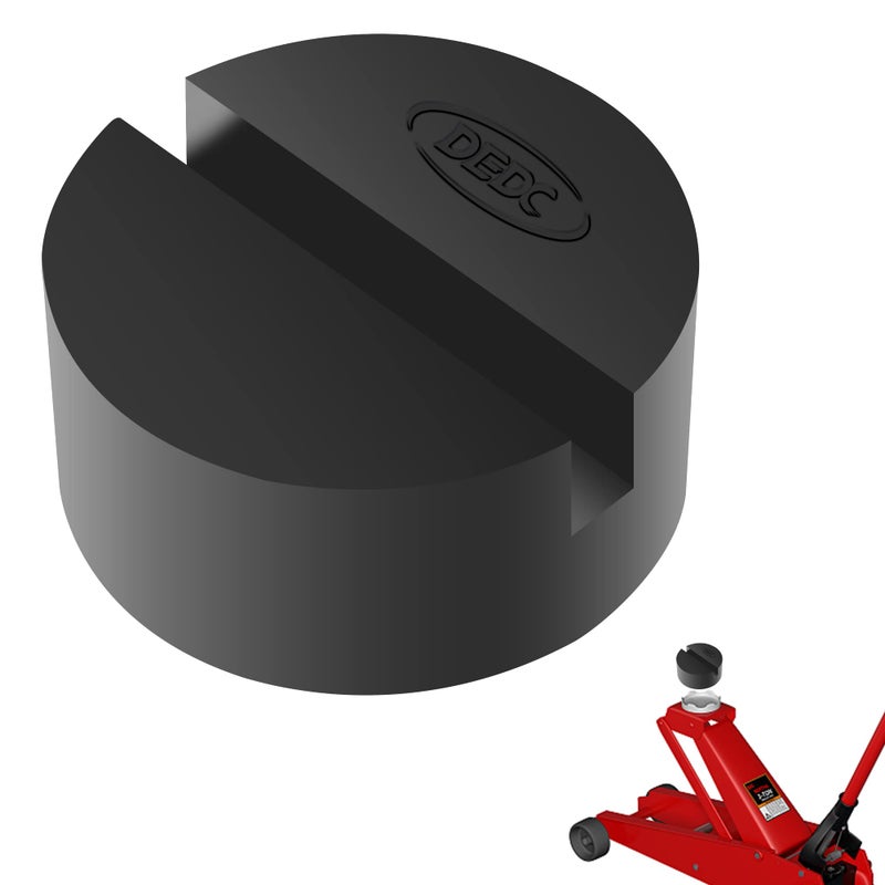 DEDC Floor Jack Pad Universal Jack Stand Rubber Pinch Protector Car Adapter 1 Pack, Oil Change Mush Haves, Change Tire Repair Tires Oil Must Have, for Car SUV Truck Pickup Sedan MPV Wagon - Image 1